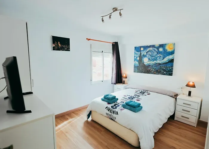 Lägenhet Cabanyal, 8 Min, Terrace, Smart Tv *