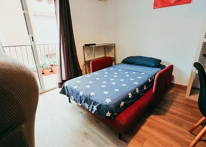 Cabanyal, 8 Min, Terrace, Smart Tv Lägenhet *