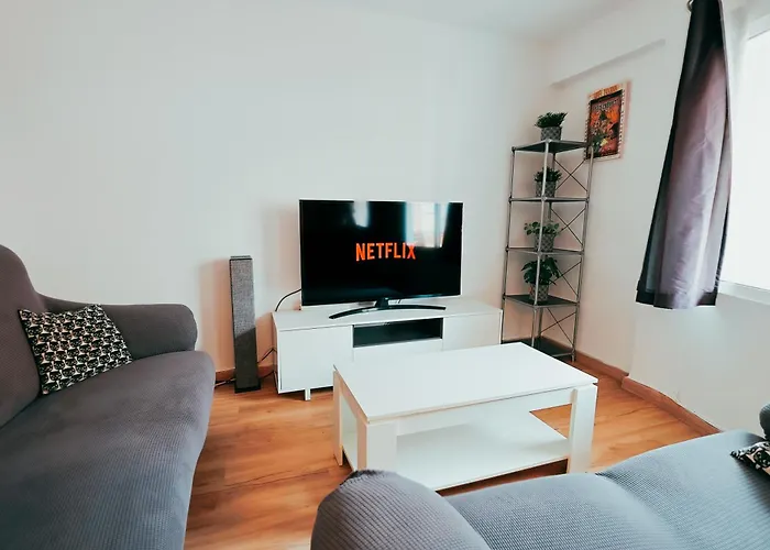 Lägenhet Cabanyal, 8 Min, Terrace, Smart Tv