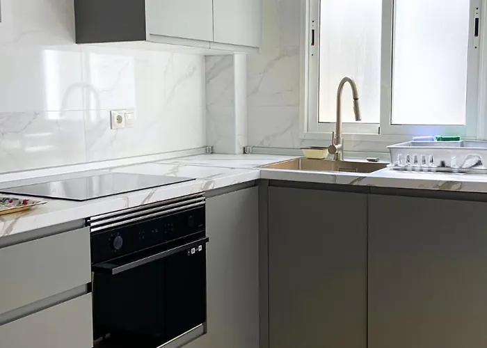 Cabanyal, 8 Min, Terrace, Smart Tv Lägenhet *