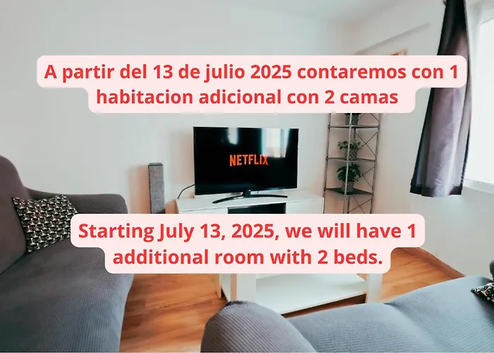 Lägenhet Cabanyal, 8 Min, Terrace, Smart Tv
